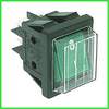 Interrupteur lumineux vert avec marquage I O tanche MODULAR 763.001.00 M561003500