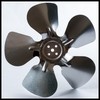 Hlice de ventilateur POLARIS 1495254028 aspirante en aluminium   254 ou 250 mm PIECE D'ORIGINE