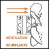 Ventilateur soufflant HIDRIA STUDIO 54 R09E-3028P-4M-2502